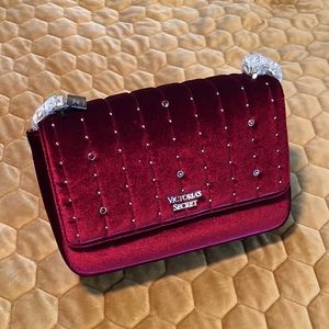 Victoria's Secret Velvet Studs Shoulder Bag